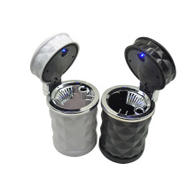 2021 Hot Selling Easy-Cleaning Car Cigarette Ashtray Cup Holders with Lid and LED Light